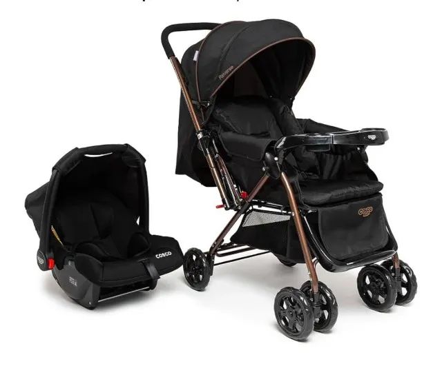 carrinho e bebe conforto 