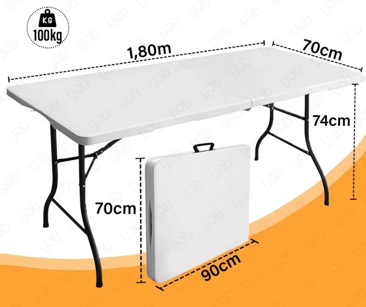 Portable Folding Table 1.80 m65704316622594121