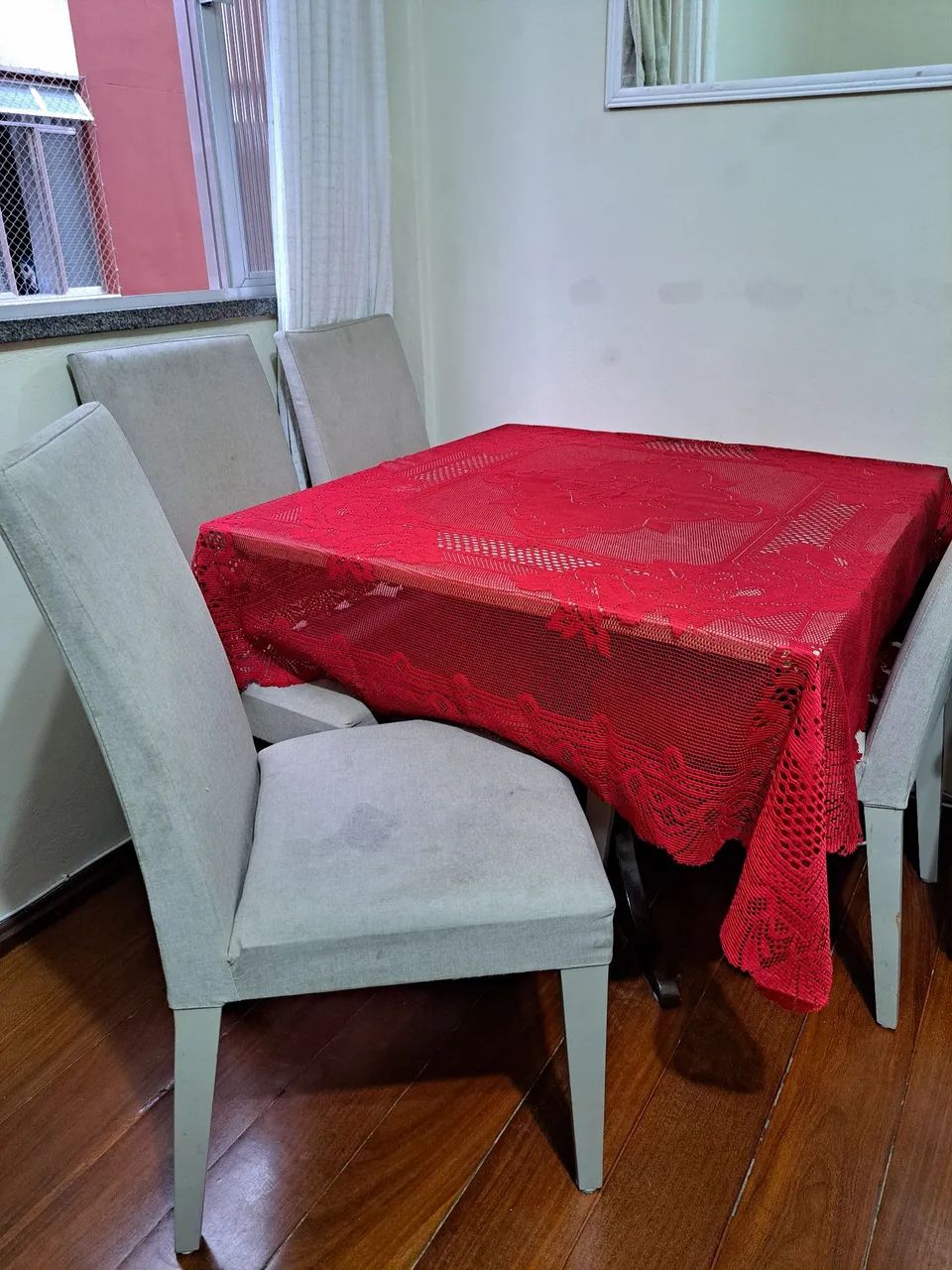 Mesa de Refeição BEGE com 4 Cadeiras - Foto 3