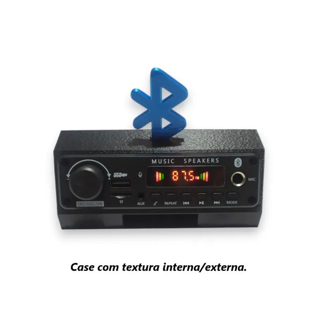 Case Para Placa Bluetooth Amplificada JX-Y18  / USB/TF/FM/MP3  - Foto 3
