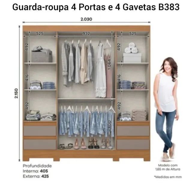 Guarda roupas  - Foto 3