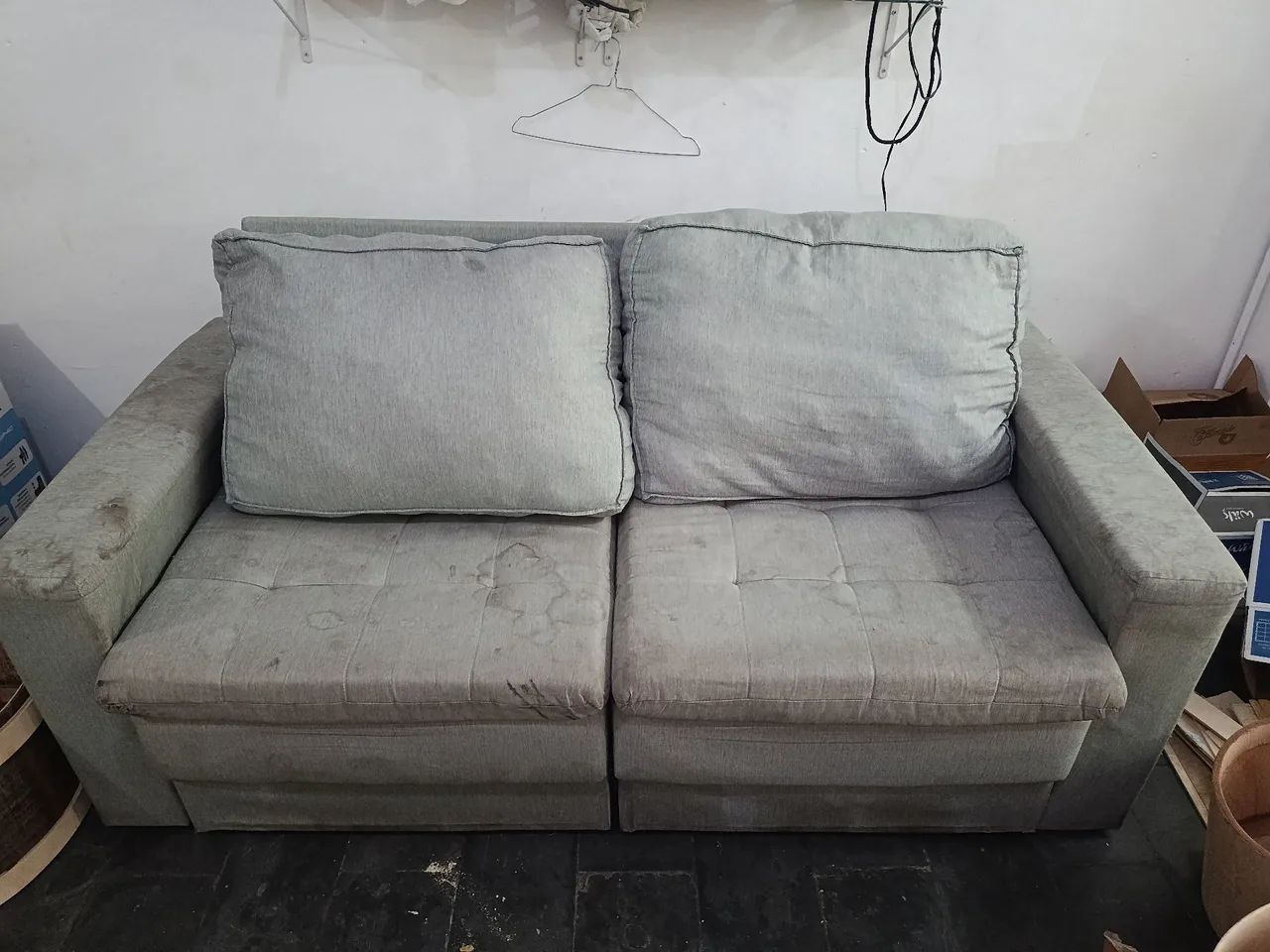 Sofá retrátil 2 lugares 