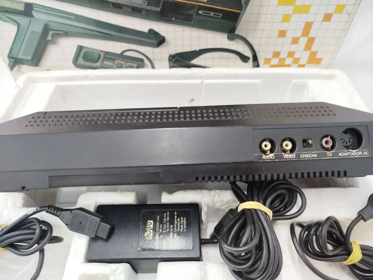 Antigo vídeo game Máster system  completo  - Foto 4
