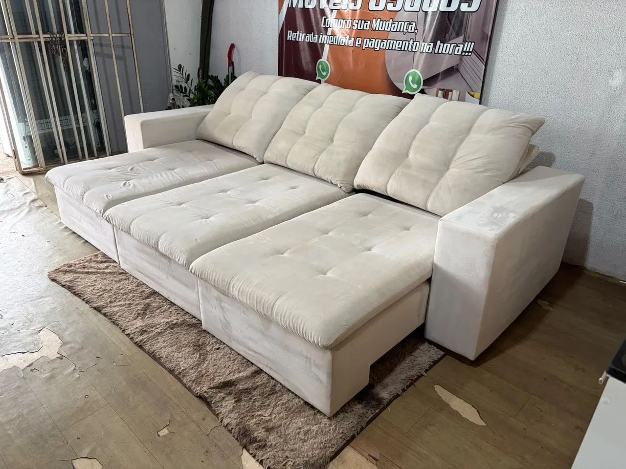 Sofazao retrátil reclinável top higienizado  - Foto 3