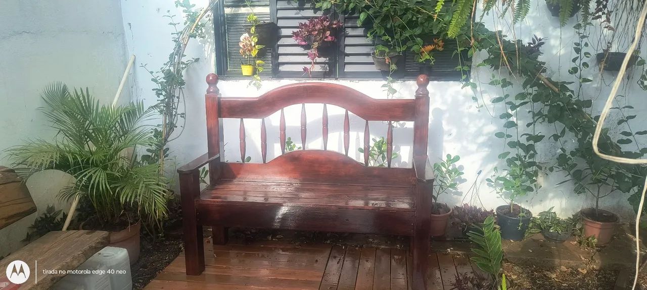 Banco rústico 