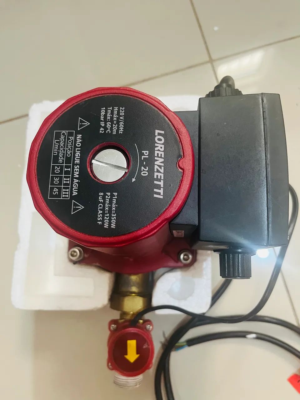 Vendo Pressurizador Lorenzetti PL20 - Foto 3