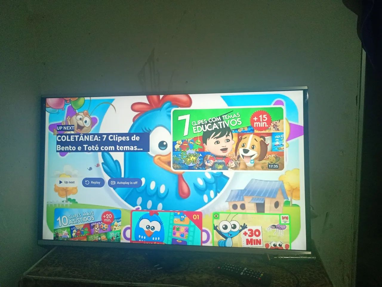 Vendo Tv 43 polegadas smart aceito proposta e troco em bateria de bike elétrica 