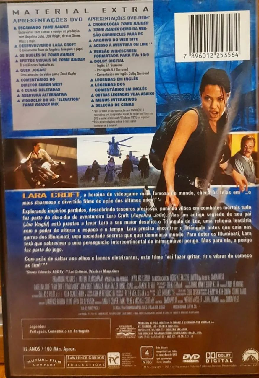 DVD - Lara Croft: Tomb Raider / A Origem da Vida - Foto 3