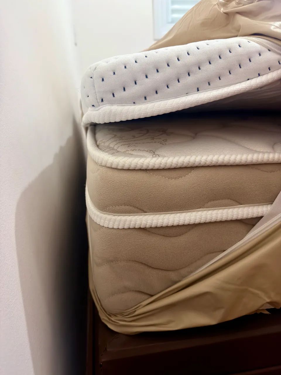 ? CAMA BOX BAÚ CASAL + COLCHÃO ORTOBOM AIRTECH - Foto 4