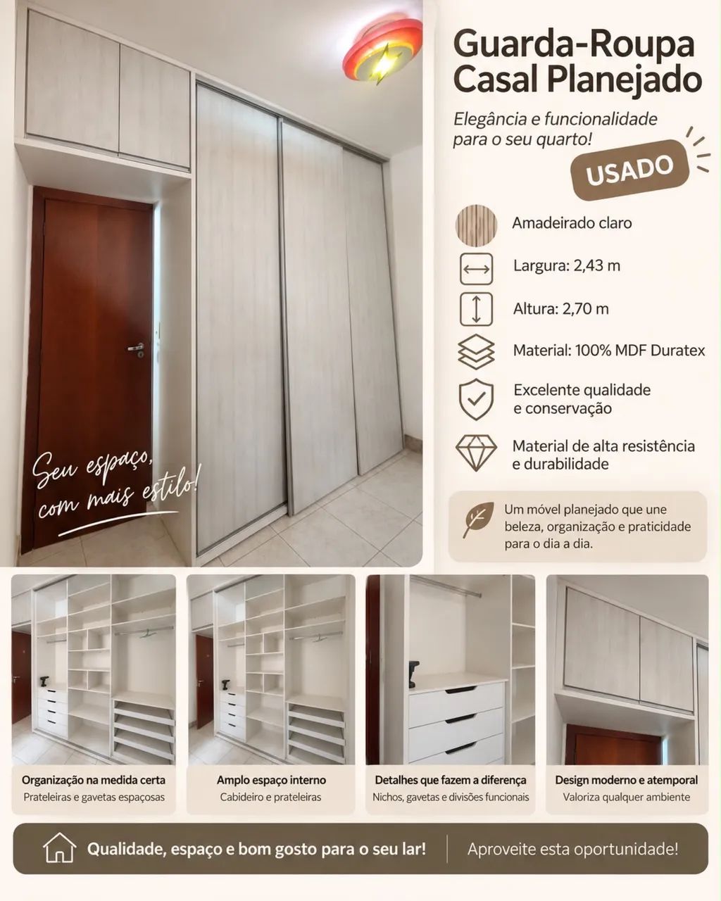 2 Guarda-Roupas Planejados 
