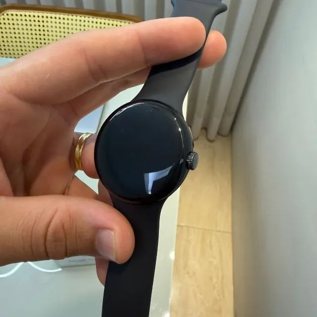 Relogio Smartwatch Google Pixel Watch 1 - 41mm Black Obsidian - Foto 3