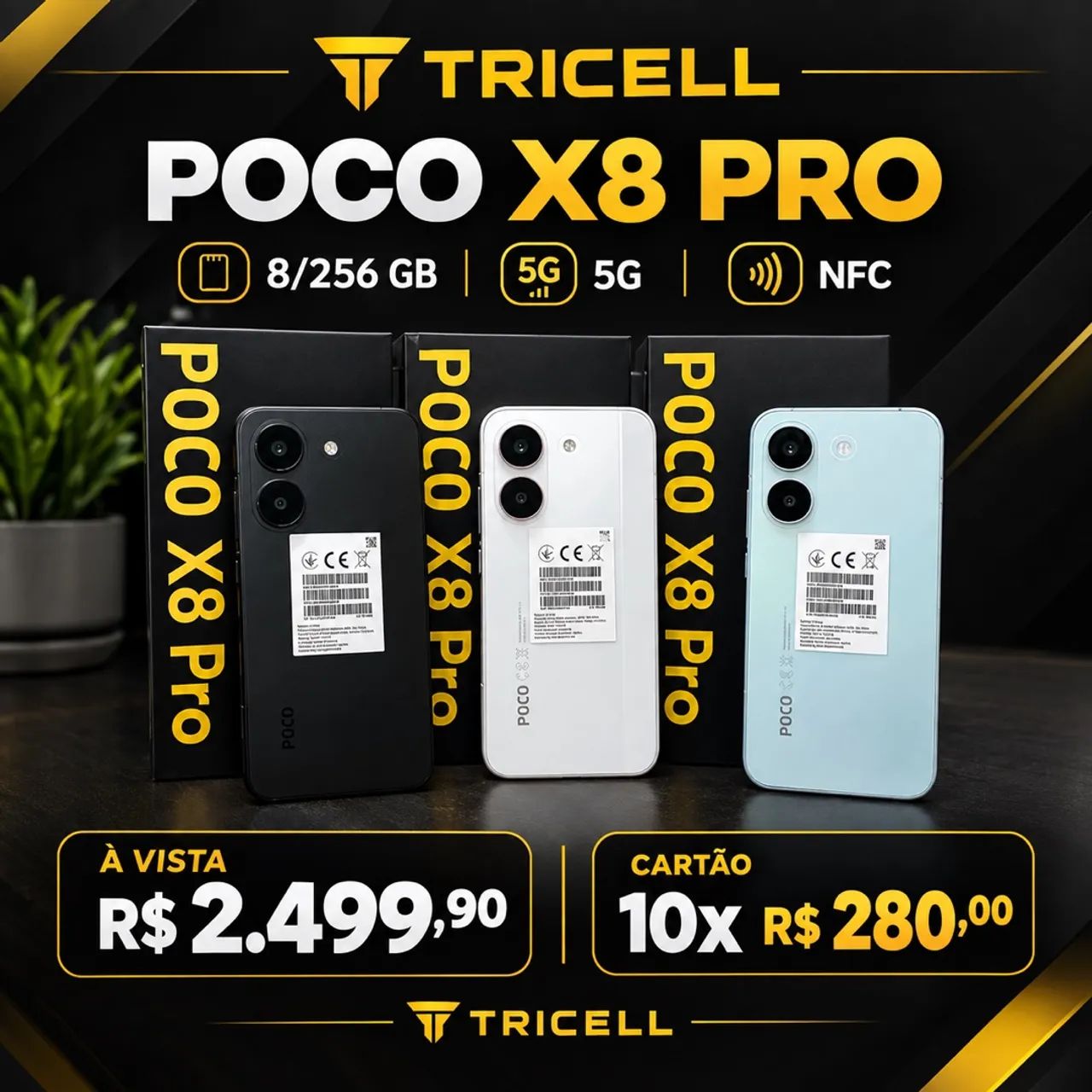 Celular POCO X8 pro 5G 