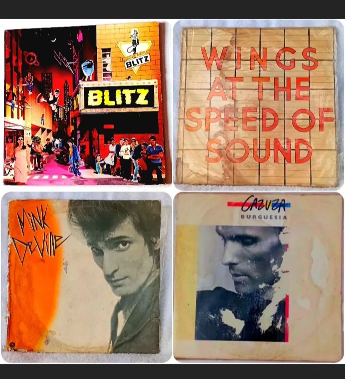 Blitz, Paul McCartney, Mink Deville e Cazuza (4LPs) - Foto 2