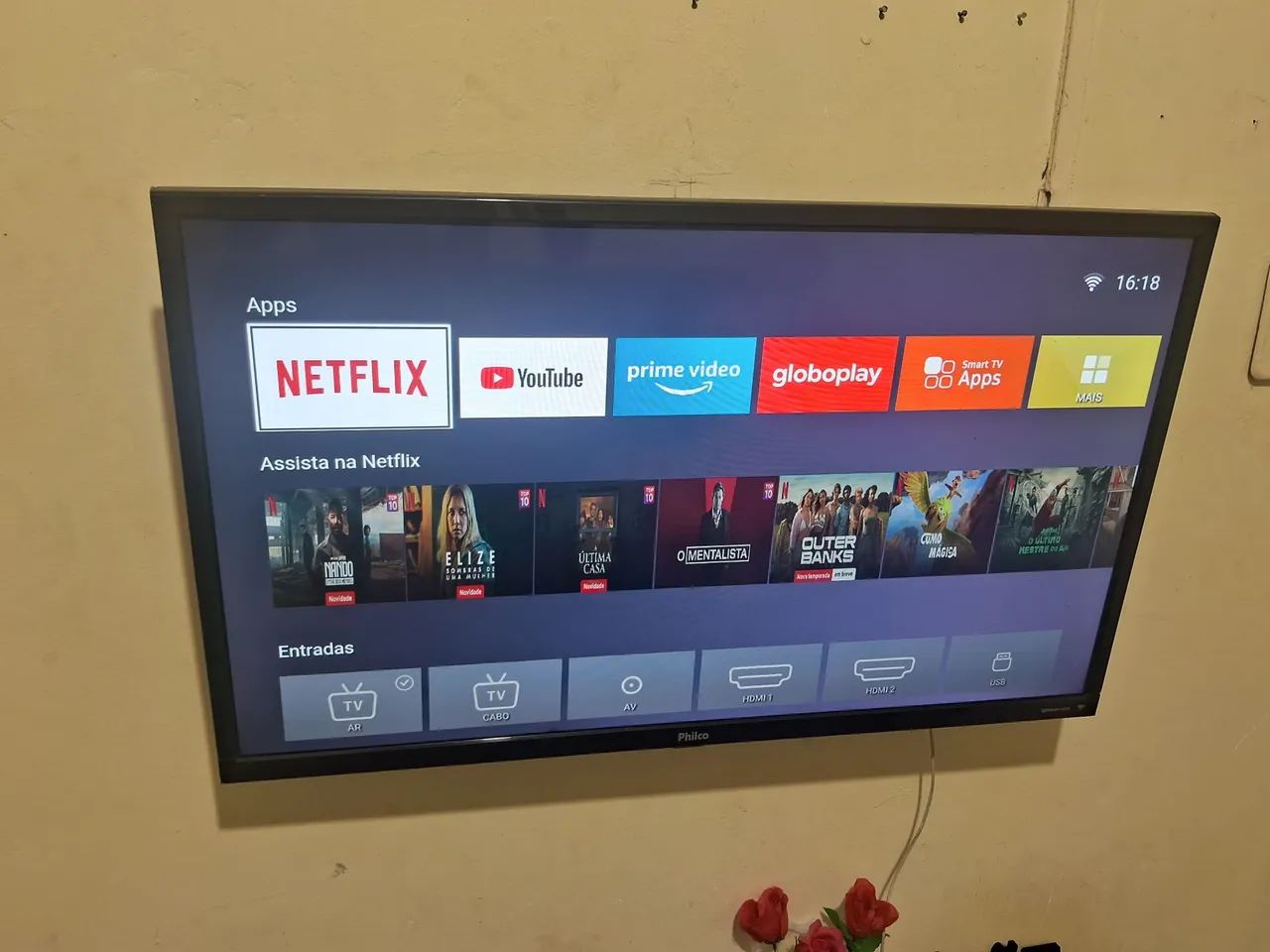 Televisão nova sem nenhum defeito smart TV - Foto 3