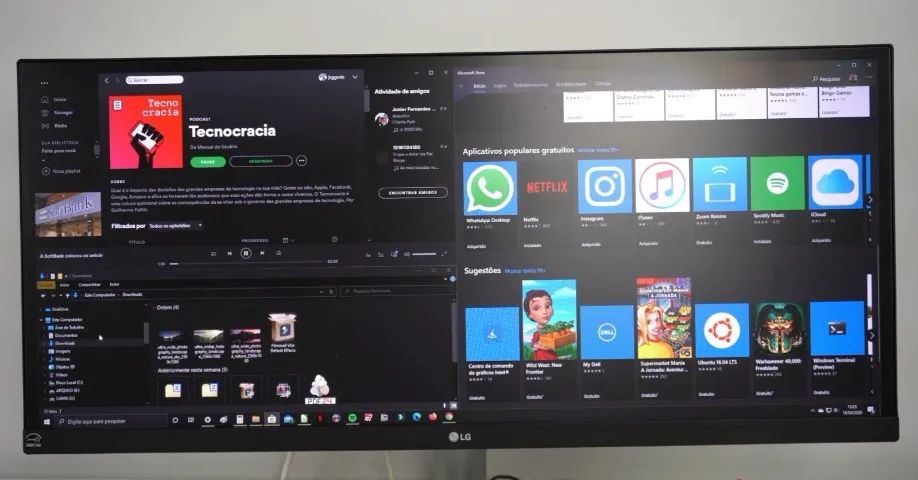 monitor LG ultraWide 29 polegadas 75Hz 5ms Branco 29WK600 - Foto 2