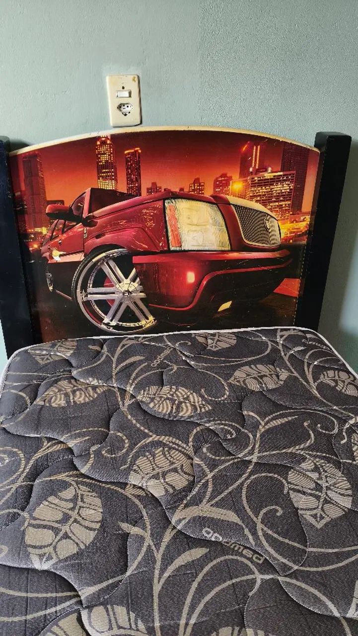Cama de solteiro +colchão  - Foto 2