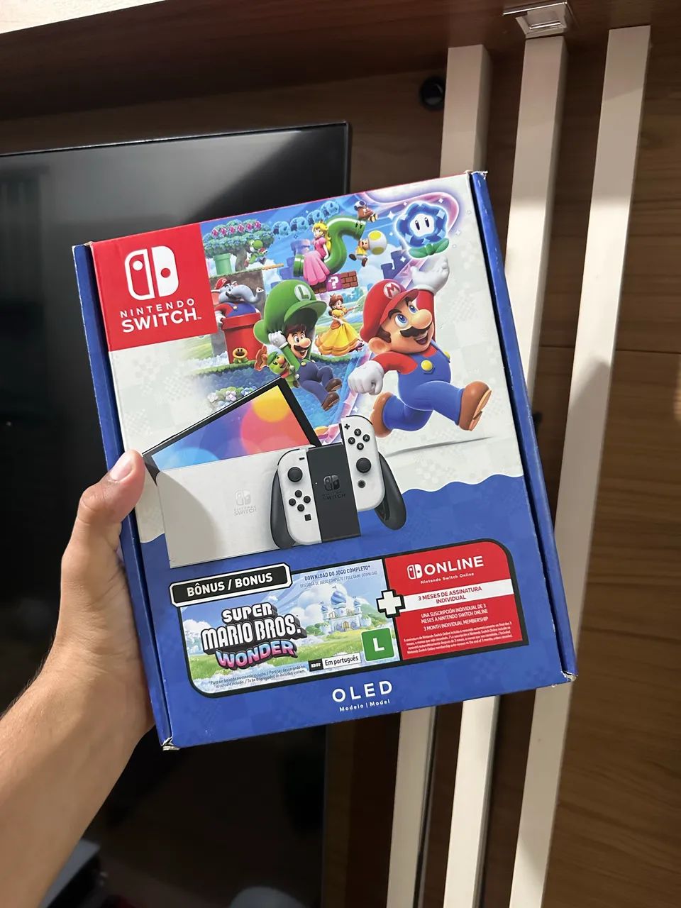 Nintendo Switch OLED novo 