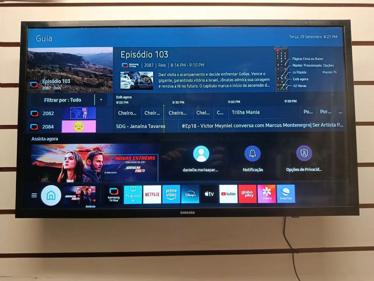 Tv Samsung tysen 32 Polegadas com canal Samsung vários apps rápido em tudo  - Foto 4