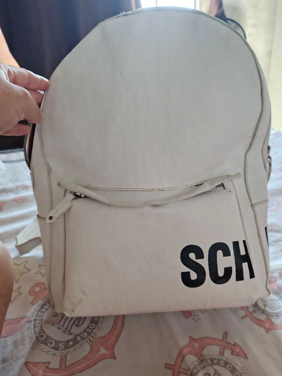 Mochila de couro 