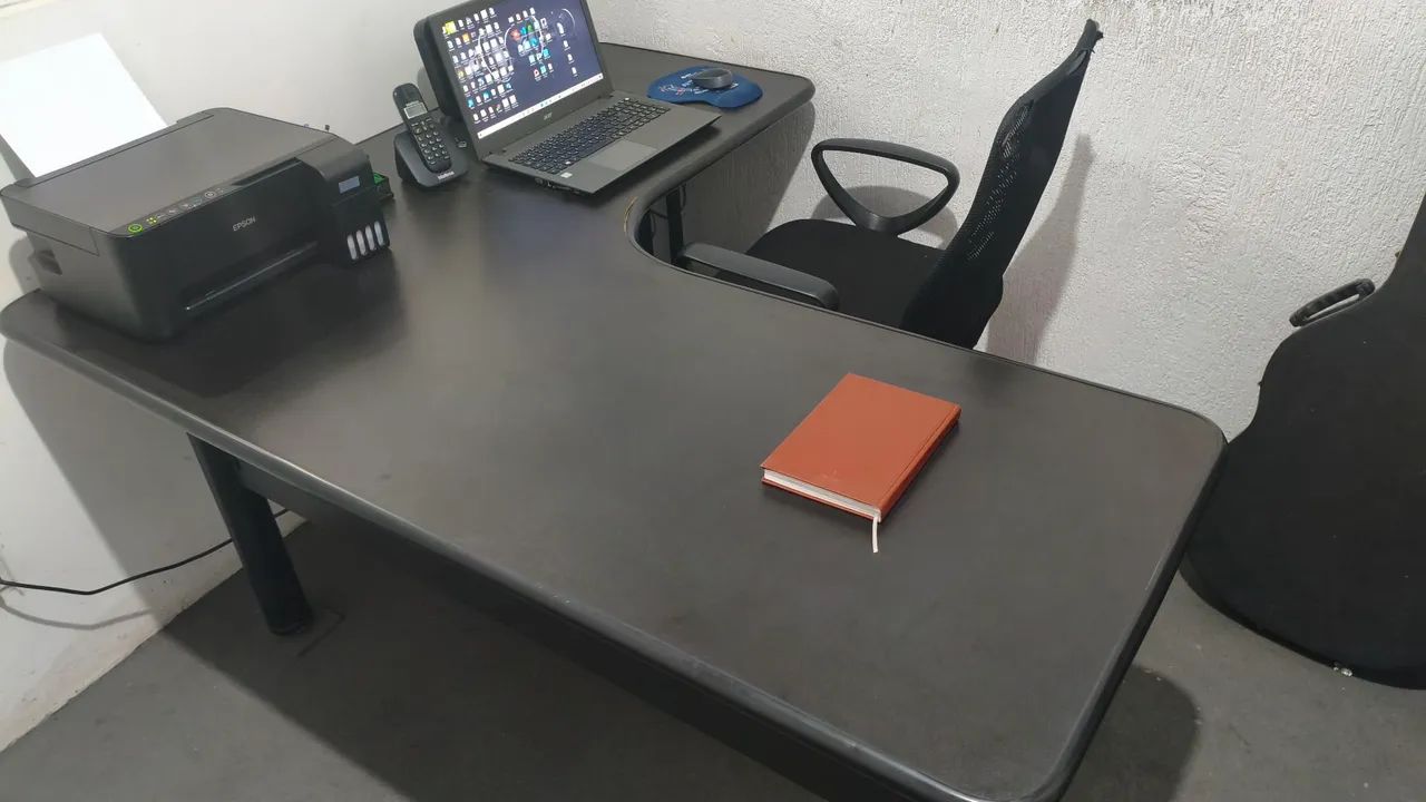 Mesa para escritório em L - Foto 2