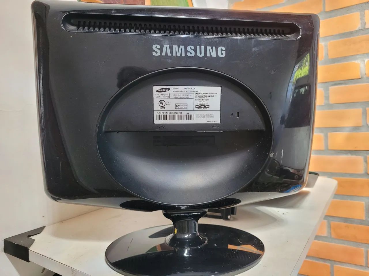 Monitor c/defeito + suporte TV de parede - Foto 4