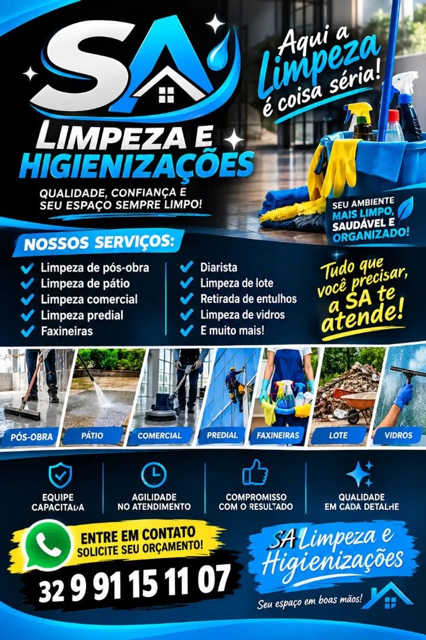 SA LIMPEZA E HIGIENIZAÇOES