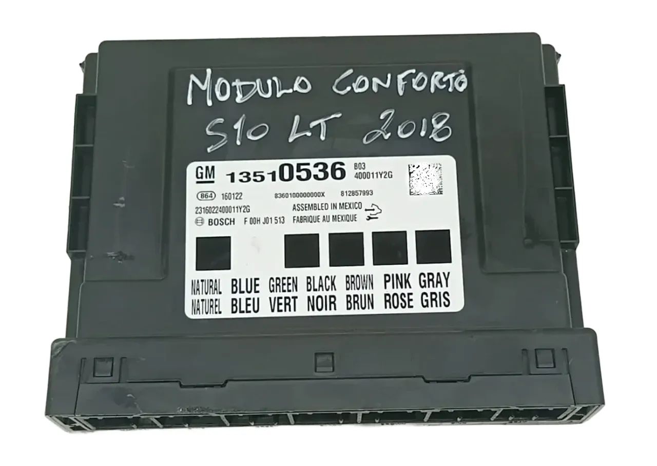 Modulo Conforto Chevrolet S10 2.8 Lt Autom 2017 2018 2019 - Peças