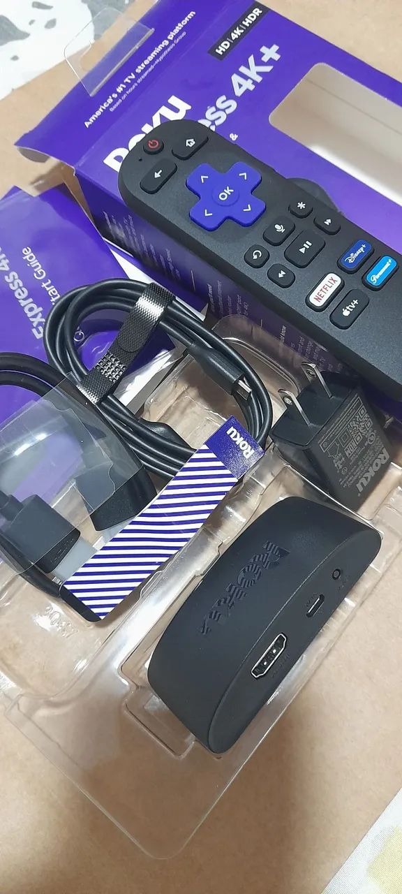  Roku Express 4K Novo na Caixa 