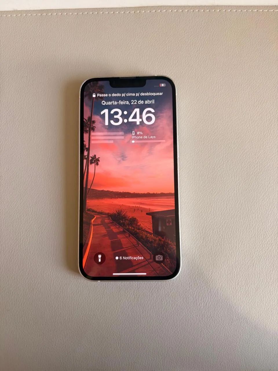iPhone 13 - 128GB - 95% da bateria - Branco Estelar  - Foto 5