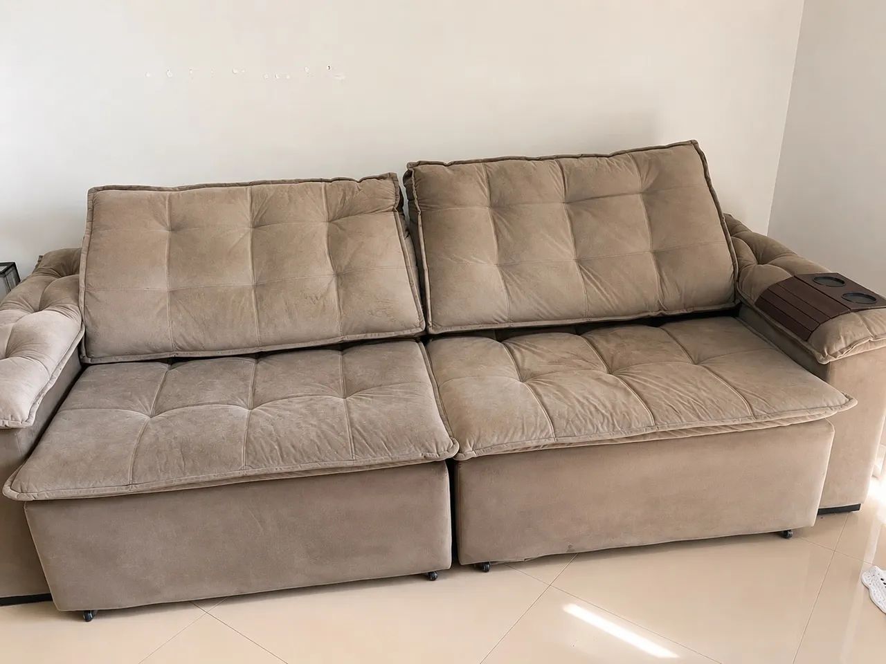Sofá Retrátil e Reclinável 2,80m - Foto 2