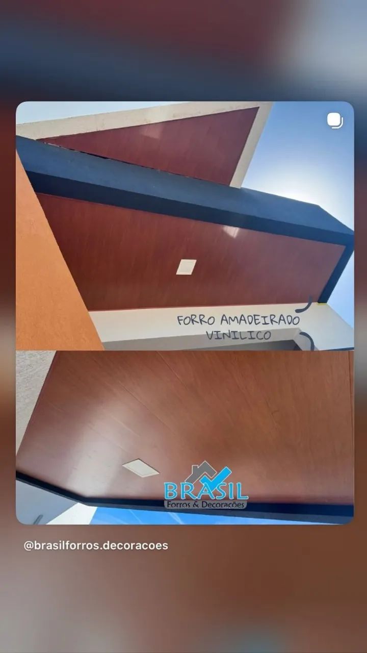 FORRO PVC AMADEIRADOS -INSTALADOS 
