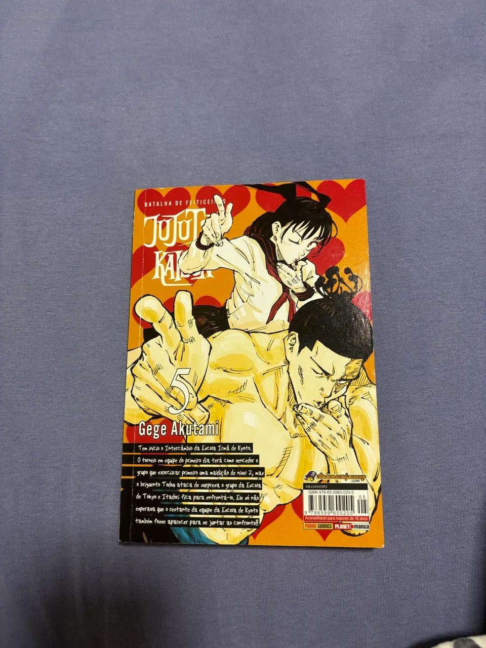 Mangá Jujutsu Kaisen Volume 5  - Foto 2