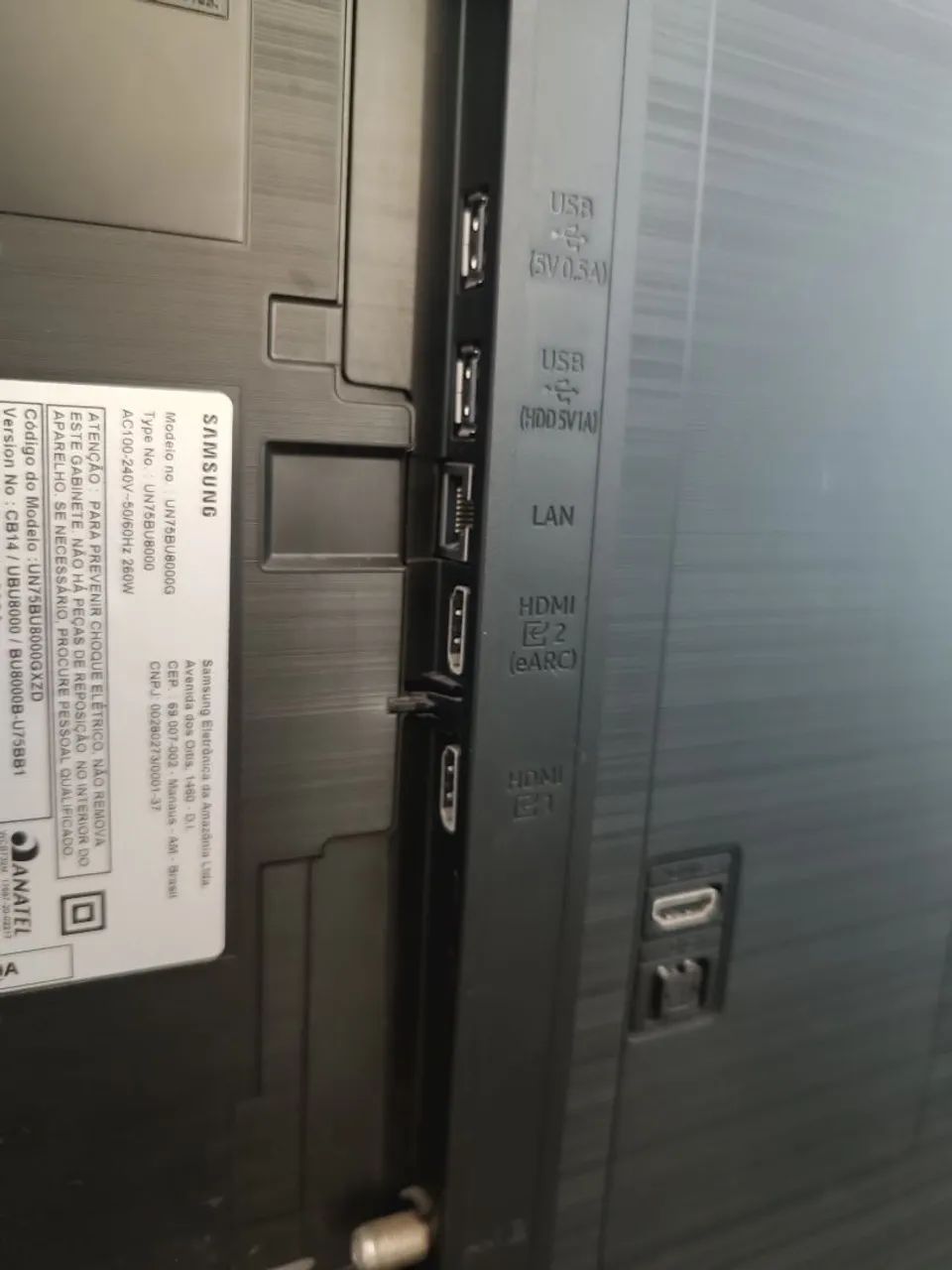 TVs Samsung 75" com defeito - Foto 3
