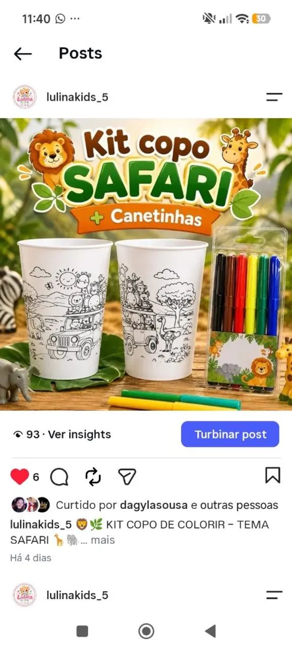 Kit colorir 