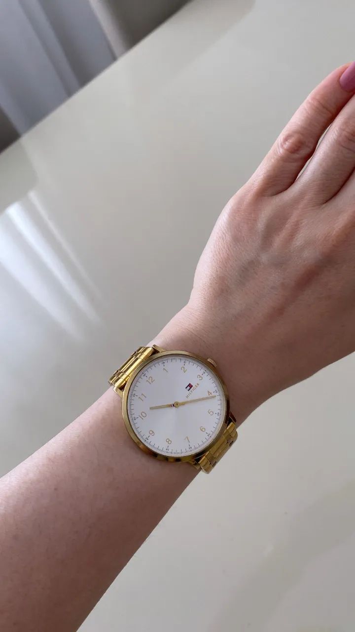 Relógio Tommy Hilfiger Feminino Dourado