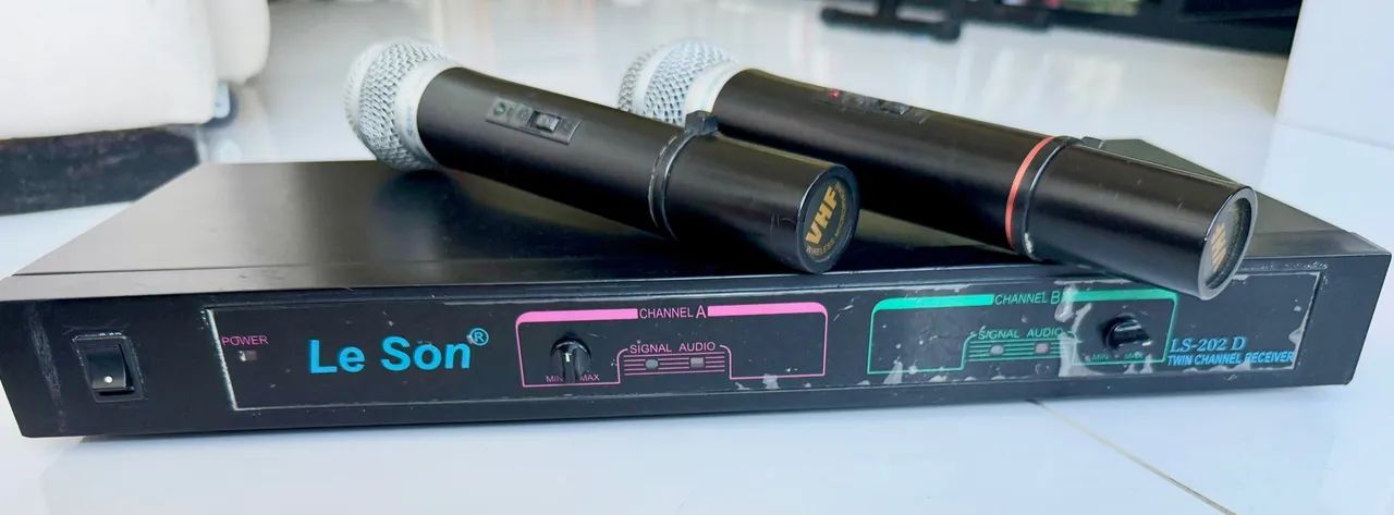 Dois microfones Le Son SEM fio UHF - Foto 4