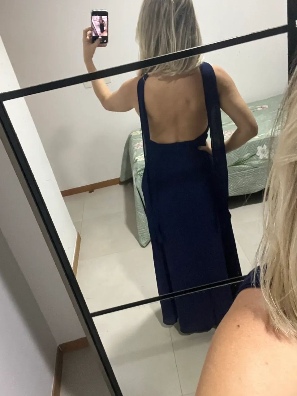 Vestido azul marinho  - Foto 3