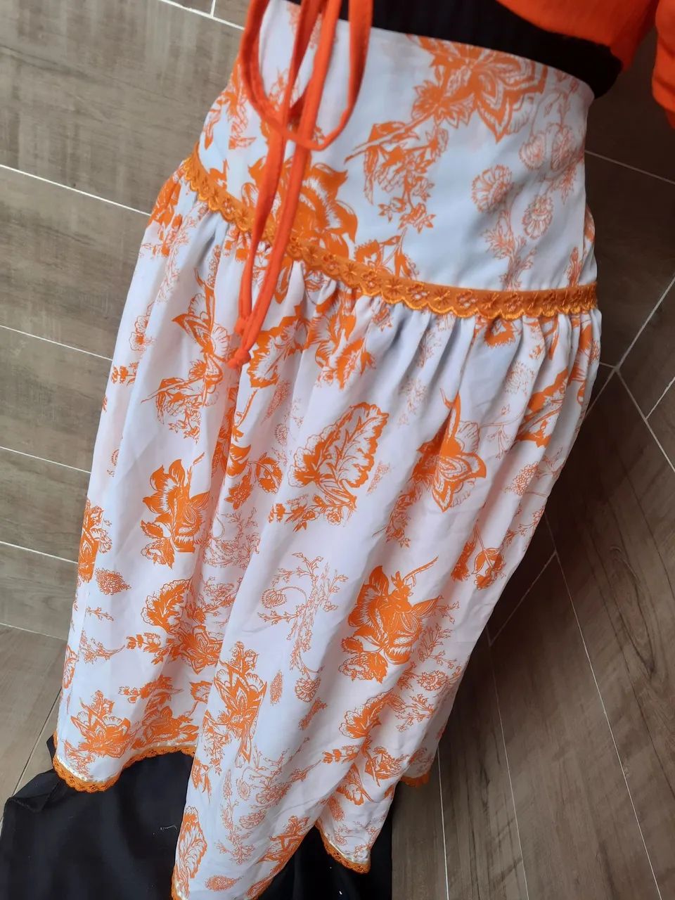 Conjunto de saia e top junino - Foto 5