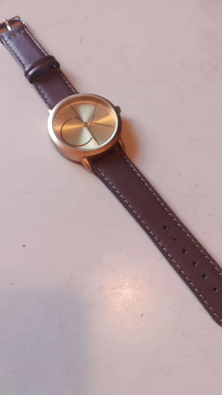 Relógio Masculino - Pulseira de couro - Foto 3
