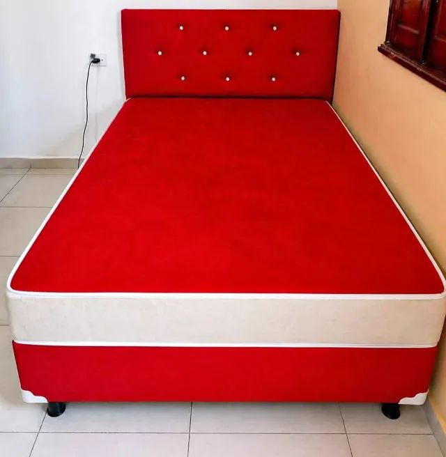 Cama. Cama de casal. Box. Entrega no mesmo dia