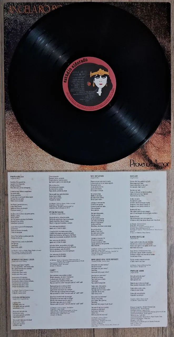 Disco de Vinil Angela Ro Ro - Prova de Amor - Foto 3