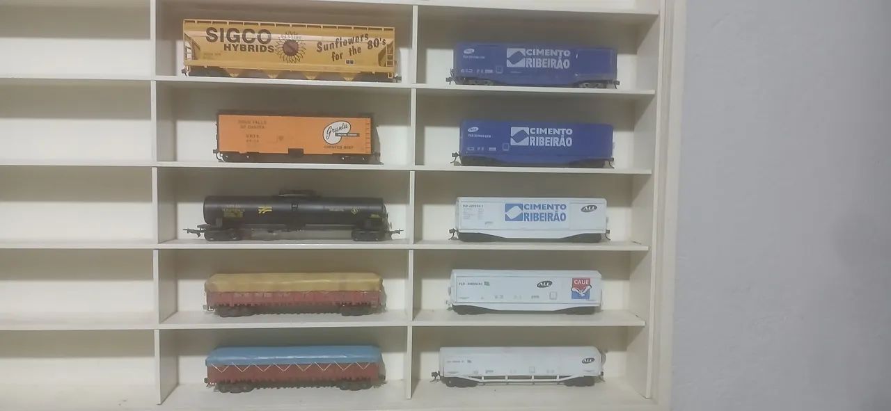 Lote de 10 vagões escala Ho 