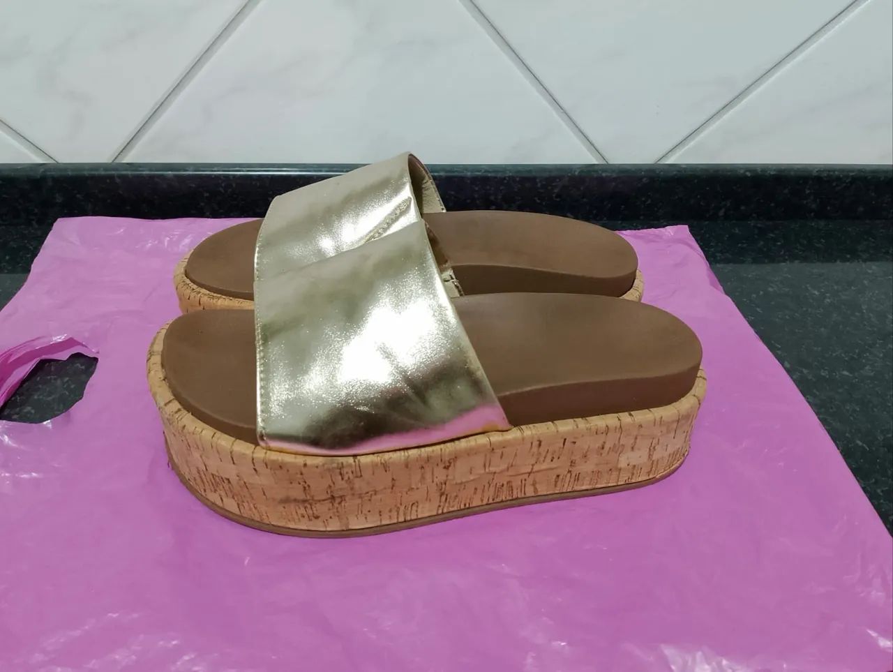 Sandália plataforma 