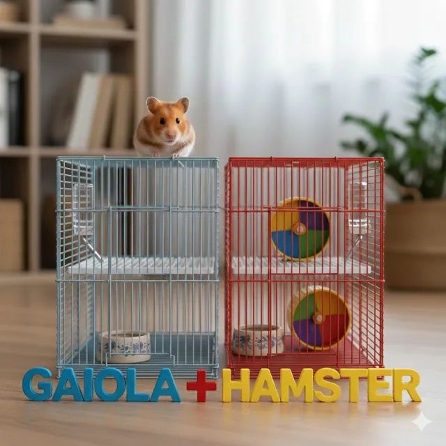 Gaiola + Hamster - Foto 2