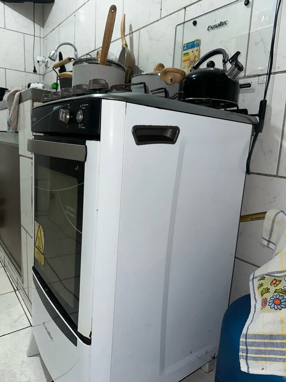 Fogão Esmaltec Topázio 4 Bocas com Acendimento Automático e Timer - Foto 4