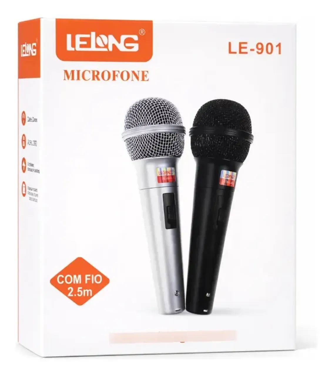 Microfones Lelong Le-901 Dinâmico - Foto 2