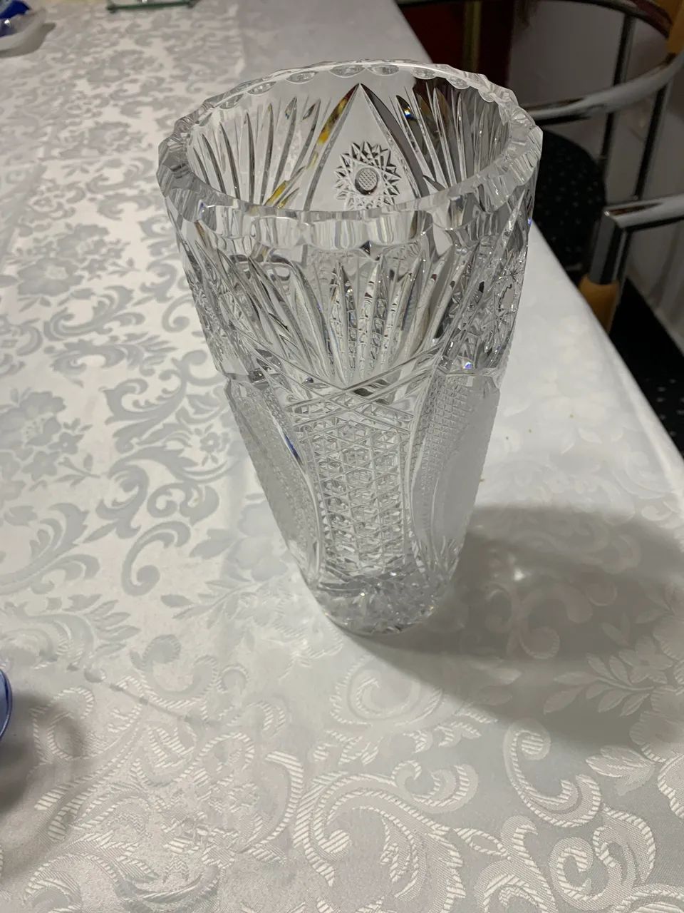 Vaso cristal lapidado  - Foto 2