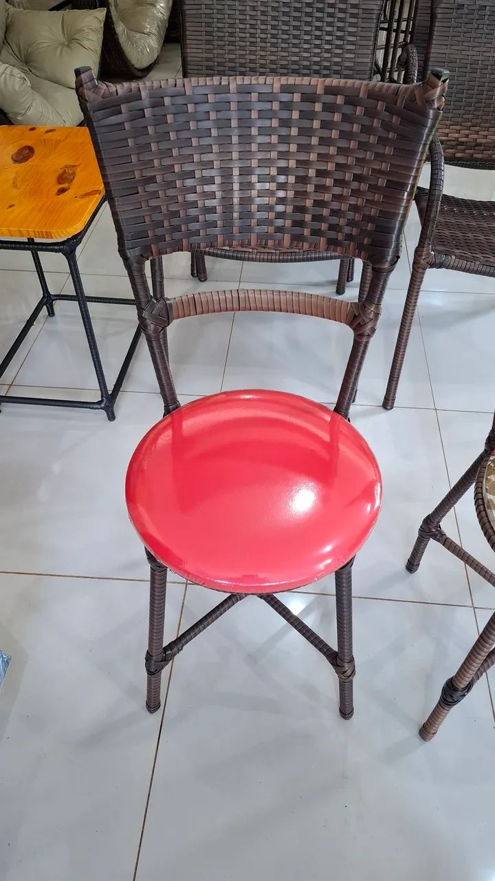 Par de Cadeiras para Mesa Ferro e Junco - Foto 2