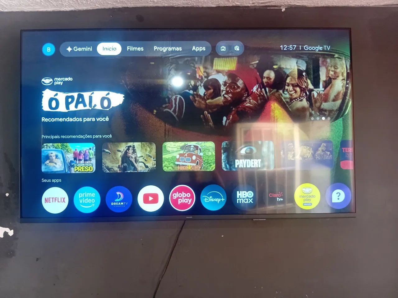 vendo tv philips 65 polegadas, tem 3 meses de uso ,notas fiscal ,ainda na garantia. - Foto 2