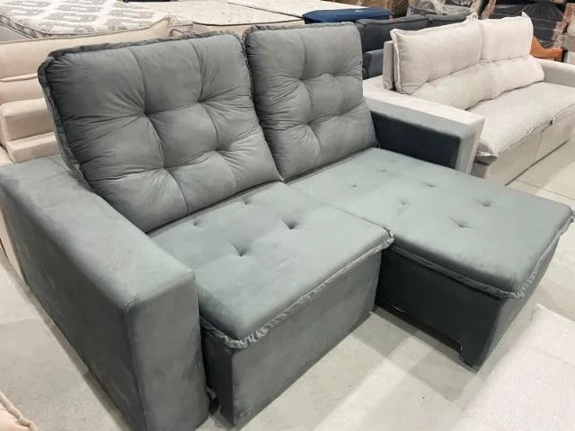 SOFÁ RETRÁTIL E RECLINÁVEL (OFERTA RELAMPÂGO) 